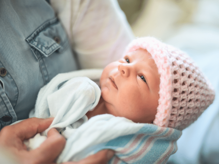 The first days of a baby's life